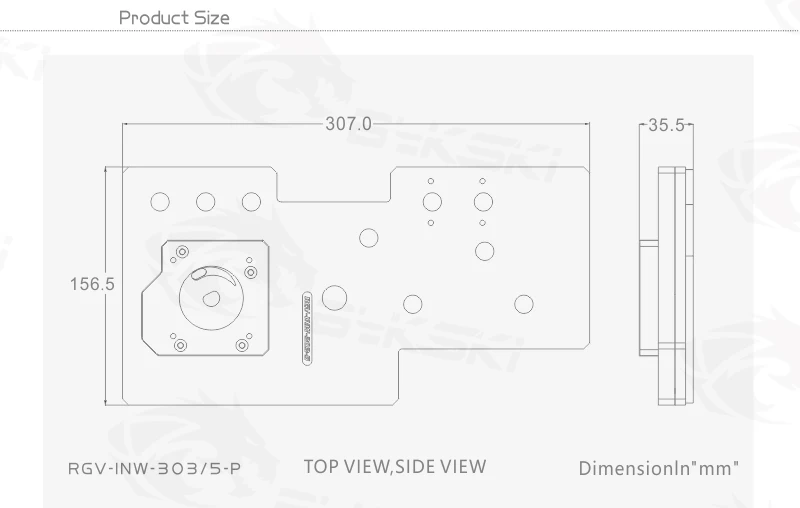BYKSKI Acrylic Board Water Cha - Distro Plate Ddc Pump Combo recension och pris