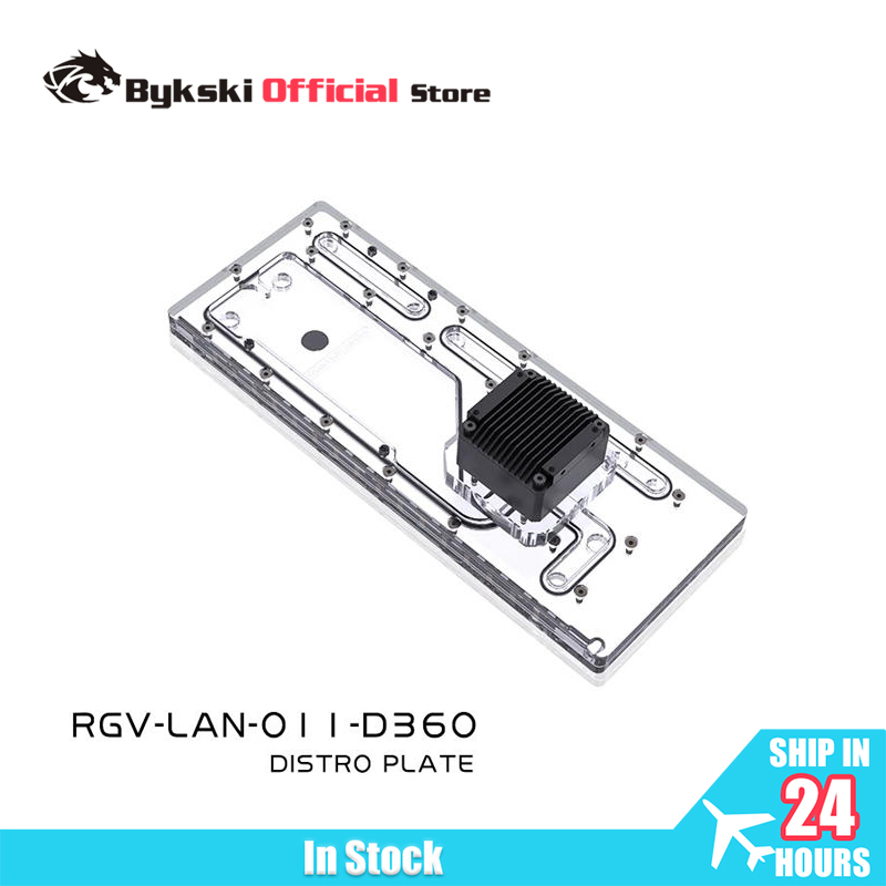 BYKSKI Distro Plate Acrylic Bo - Distro Plate Ddc Pump Combo recension och pris