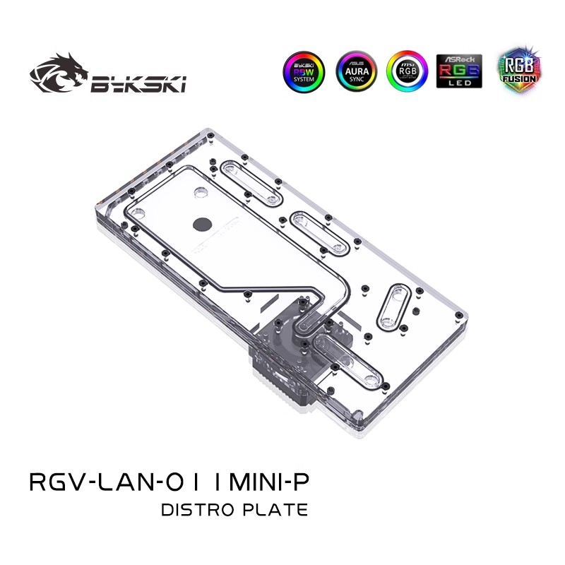 BYKSKI RGV-LAN-O11MINI-P Water - Distro Plate Ddc Pump Combo recension och pris