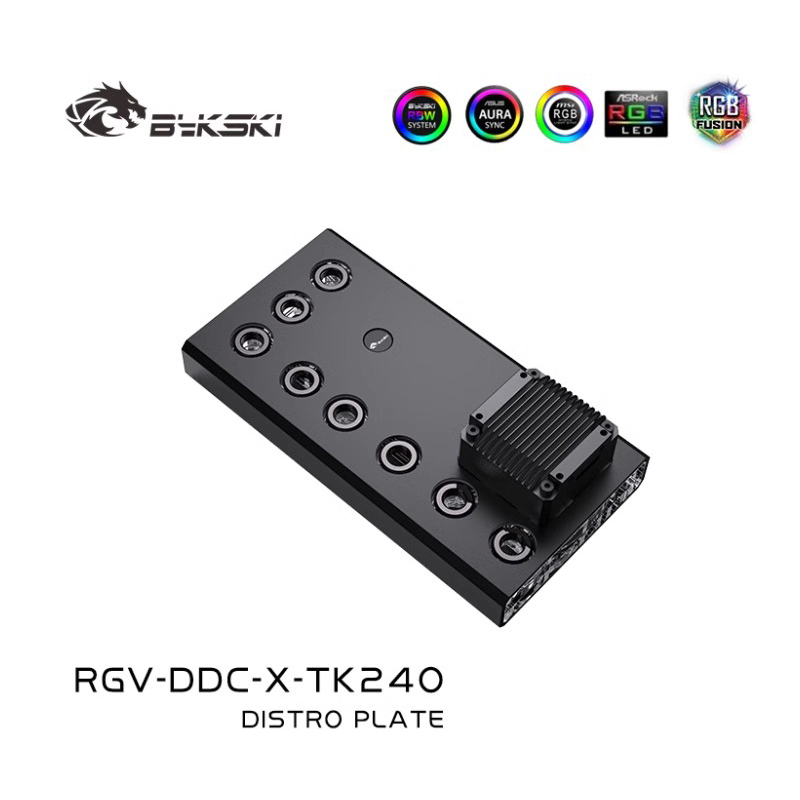 Bykski Acrylic Distro Plate /  - Distro Plate Ddc Pump Combo recension och pris