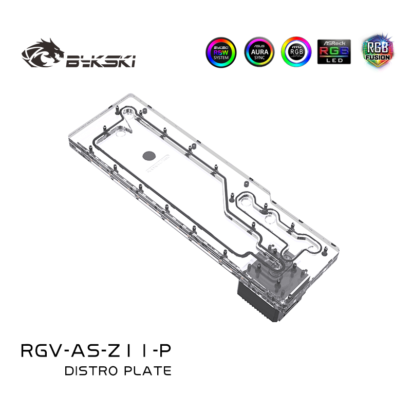 BYKSKI RGV-AS-Z11-P Acrylic Ta - Distro Plate Ddc Pump Combo recension och pris