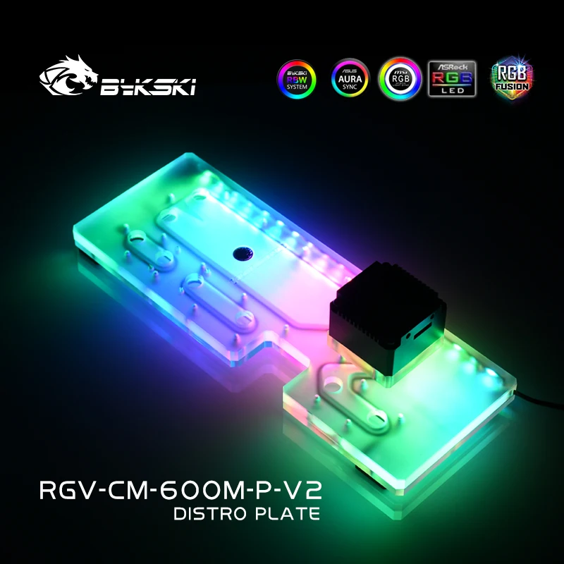 BYKSKI Acrylic Tank use for Ma - Distro Plate Ddc Pump Combo recension och pris