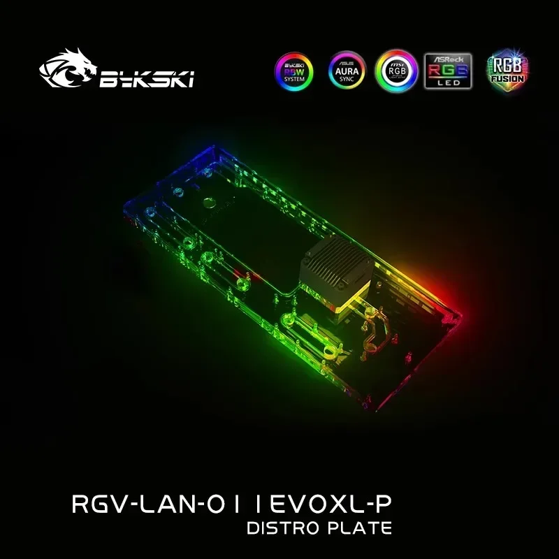 Bykski Acrylic Distro Plate /B - Distro Plate Ddc Pump Combo recension och pris