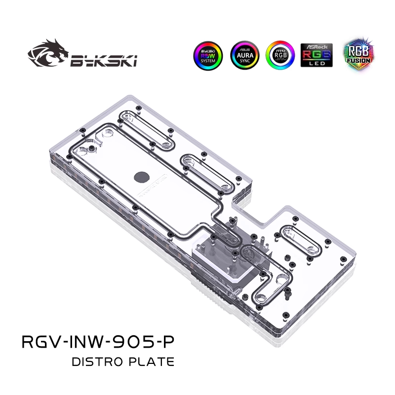 Bykski RGV-INW-905-P Acrylic D - Distro Plate Ddc Pump Combo recension och pris