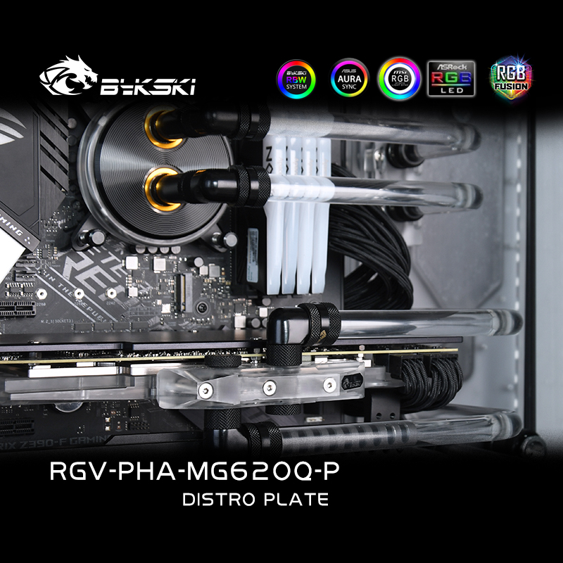BYKSKI Acrylic Tank use for PH - Distro Plate Ddc Pump Combo recension och pris
