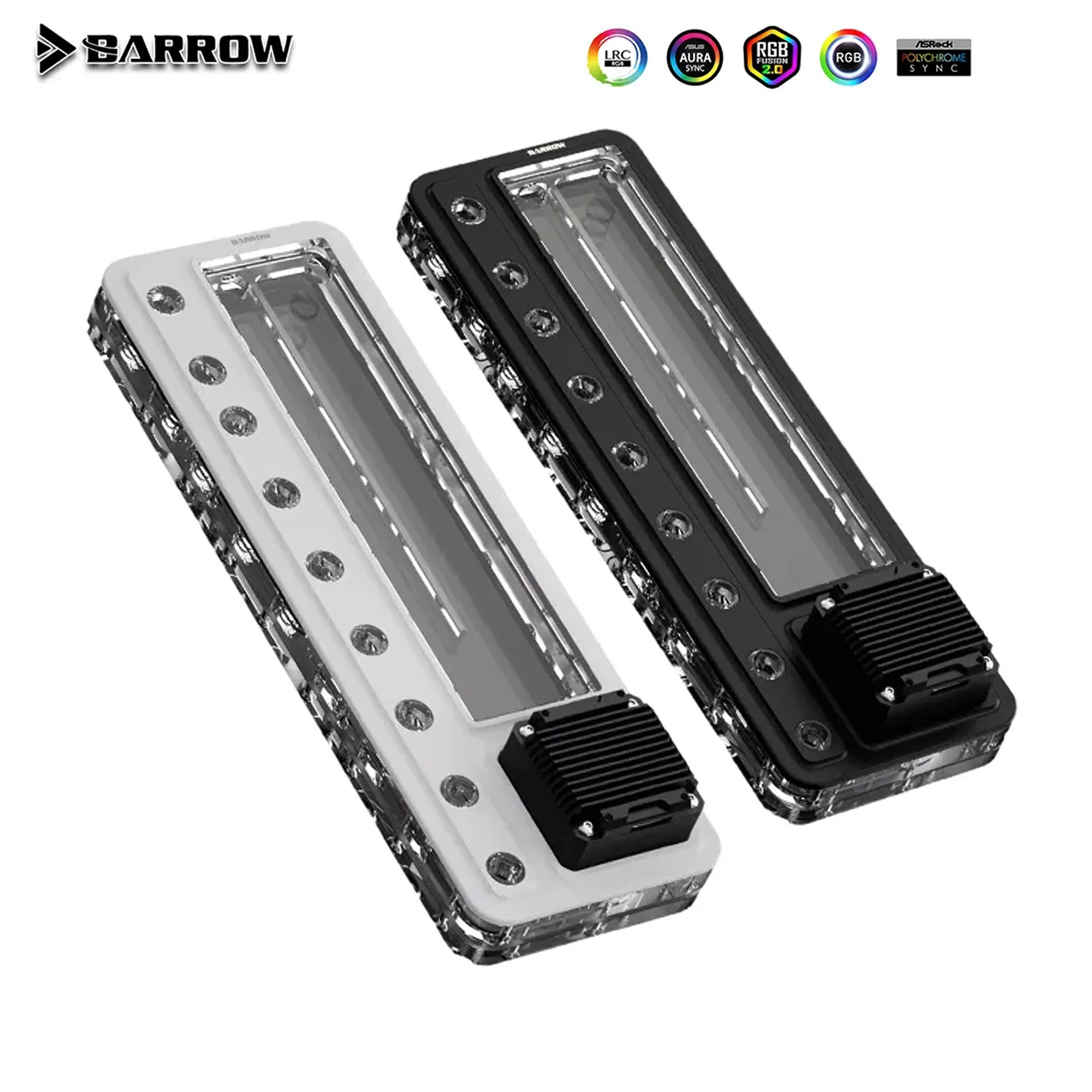 Barrow AIO Pump Reservoir Inte - Integrated Pump Reservoir Distro Plate recension och pris