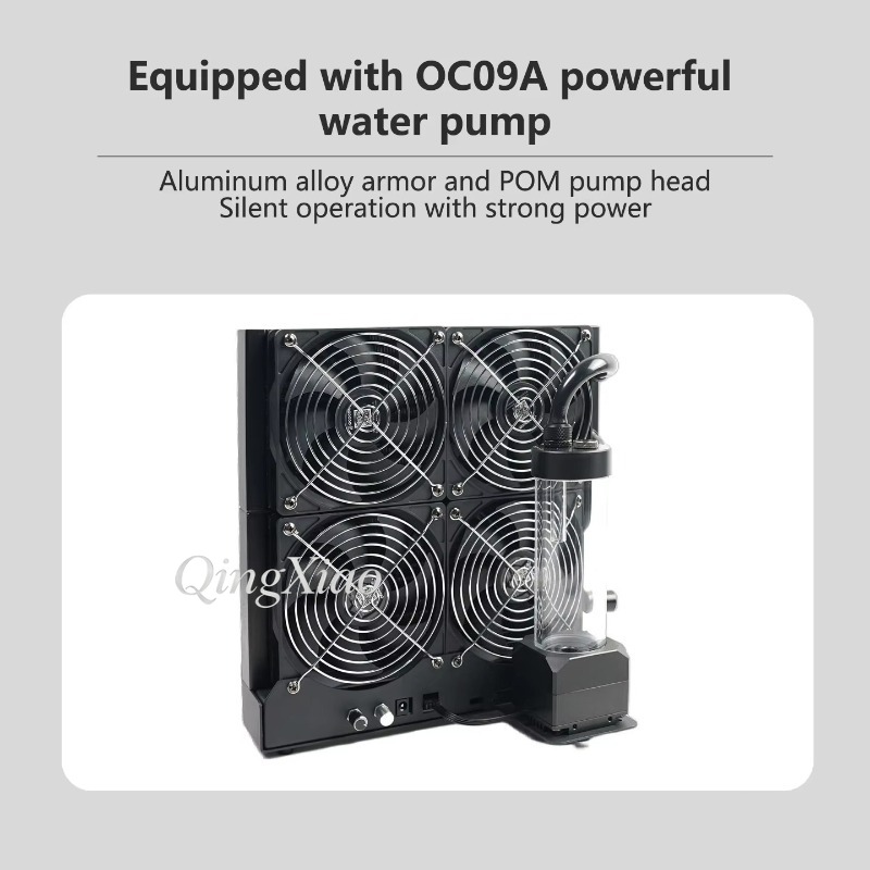 4 Fan Radiator Pump And Water  - External Radiator Water Cooling Kit recension och pris