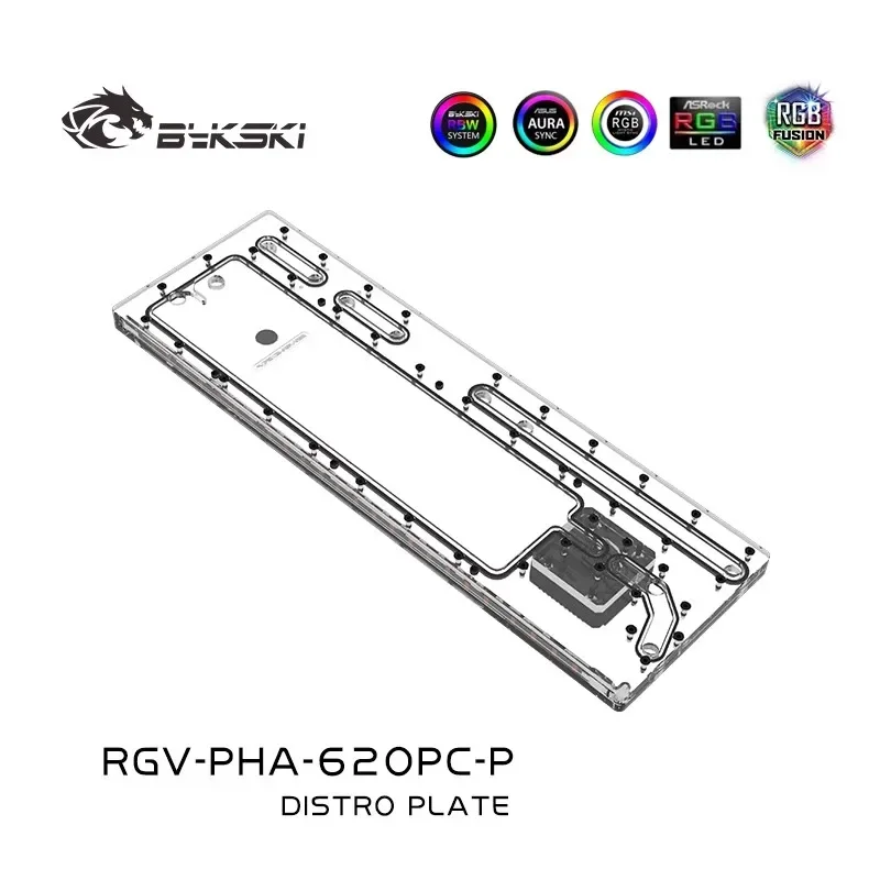 Bykski Acrylic Distro Plate /B - Distro Plate Ddc Pump Combo recension och pris